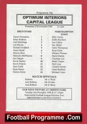 Brentford v Northampton Town 1996 – Reserves Match