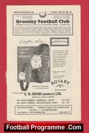 Bromley v Tonbridge 1961