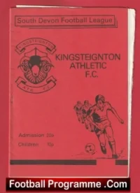 Kingsteignton Athletic v Torquay Old Grammarians 1980s