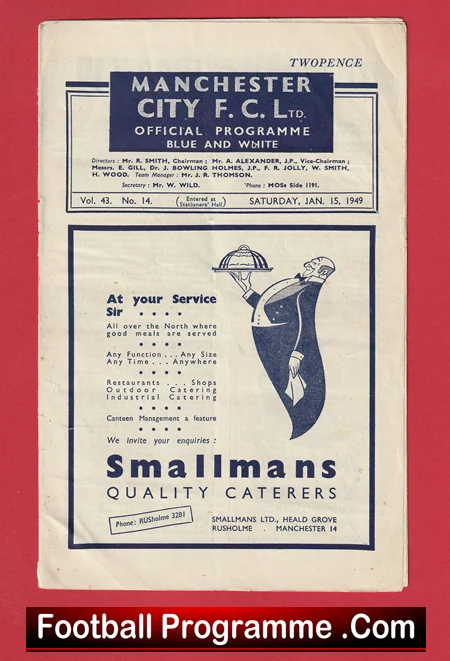 Manchester City v Charlton Athletic 1949 - 1940s - Image 2