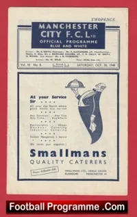 Manchester City v Wolves 1948 – 1940s