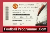 Manchester United v Sheffield United 2011 – Youth Cup Final Ticket