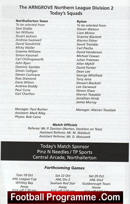 Northallerton Town v Ryton 2005 - Image 3