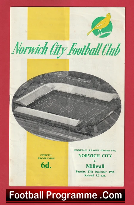 Norwich City v Millwall 1966 - Image 2