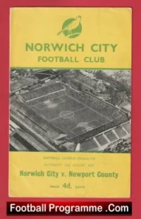 Norwich City v Newport County 1958