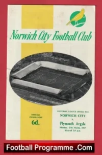 Norwich City v Plymouth Argyle 1967