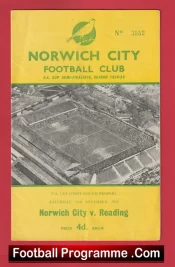 Norwich City v Reading 1959