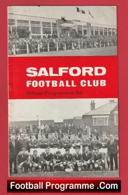 Salford Rugby v New Zealand 1970 - Rugby Programme - rugby programme