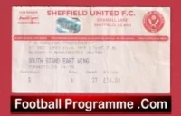 Sheffield United v Manchester United 1993 Ticket – Champions