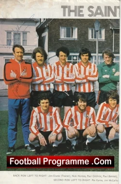 Southampton Football Club Multi Autographed Signed 1975 - football programme