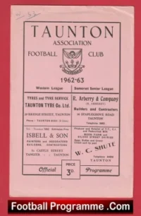 Taunton v Weymouth 1962