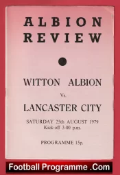Witton Albion v Lancaster City 1979