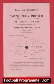 Swindon Town v Bristol City 1956 – Boys Match County Ground