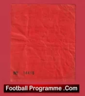 Oldham Athletic v Manchester United 1990 – Ticket