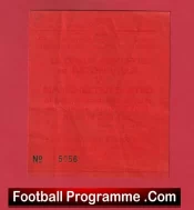 Oldham Athletic v Manchester United 1990 – Match Ticket