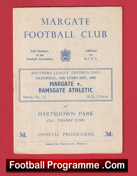 Margate v Ramsgate 1961 - Image 2