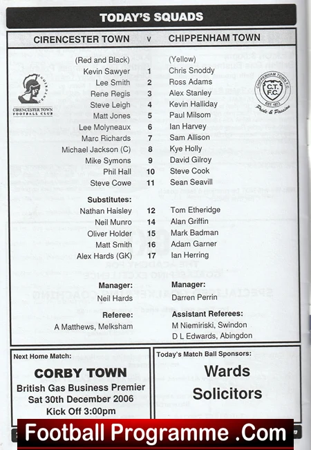 Cirencester Town v Chippenham Town 2006 - Image 3