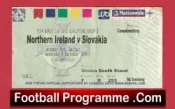 Northern Ireland v Slovakia 2009 – Football Match Ticket