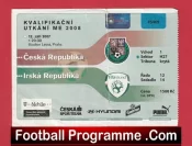 Czech Republic v Ireland 2008 – Football Match Ticket