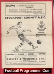 Stockport County v Halifax Town 1954