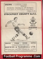 Stockport County v Halifax Town 1954