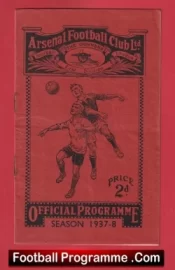 Arsenal v Preston 1938 – 1930s Football Programmes FA Cup