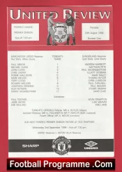 Manchester United v Sunderland 1998 – Treble Season Reserves Game