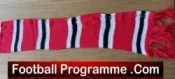 Manchester United Old Football Scarf – 13 – Red and Black