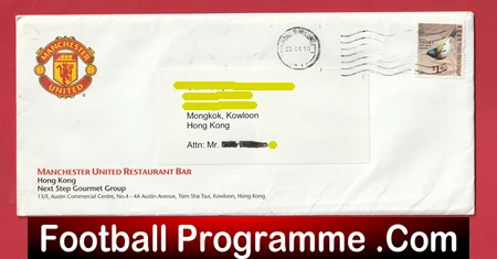 Manchester United Bryan Robson Autographed Signed Hong Kong China - Image 4