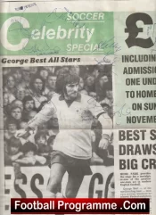 Plymouth Argyle v George Best X1 1976 – Multi Signed Autographed