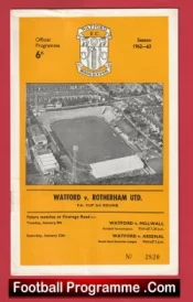Watford v Rotherham United 1963 – FA Cup