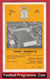 Watford v Rotherham United 1963 – FA Cup
