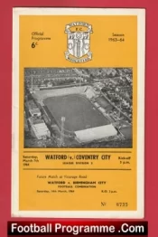 Watford v Coventry City 1964