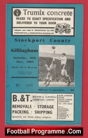Stockport County v Gillingham 1963
