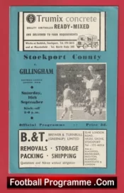Stockport County v Gillingham 1964