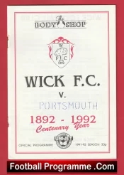 Wick v Portsmouth 1992 – Centenary Match