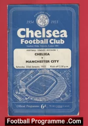 Chelsea v Manchester City 1955 – 54/55 League Champions Season
