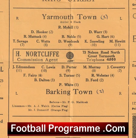 Yarmouth Town v Barking 1964 - Image 3