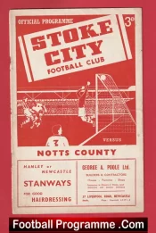 Stoke City v Notts County 1953