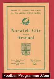 Norwich City v Arsenal 1952 – FA Cup