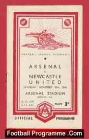 Arsenal v Newcastle United 1948 – 1940s