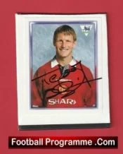  ✅Manchester United Teddy Sheringham Autographed Signed Football Sticker Man Utd Manchester United Teddy Sheringham Autographed Signed Football Sticker Man Utd Football Programme .COM Football Programmes Memorabilia Football Programme .COM Football Programmes Memorabilia