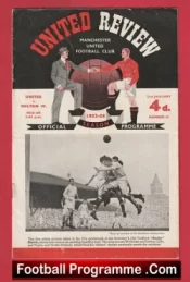 Manchester United v Bolton Wanderers 1954 – Man Utd + Article