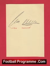 Ivan Mauger Autograph Signed Sheet World Speedway Rider + Murray Burt