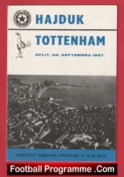 Hajduk Split v Tottenham 1967 – UEFA Cup Croatia