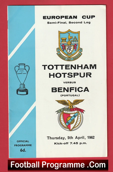 Tottenham Hotspur v Benfica 1962 - European Cup Semi Final - Image 2