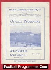 Wrexham v Southend United 1959 – 1950s