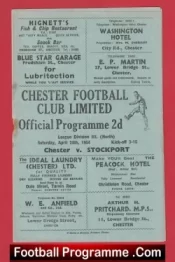 Chester v Stockport County 1954