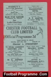 Chester v Stockport County 1954
