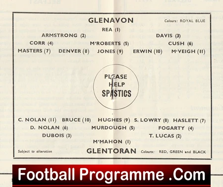Glentoran v Crusdaers 1956 - 1950s Ireland - Image 3